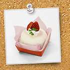 いちごぎゅうひクレープ